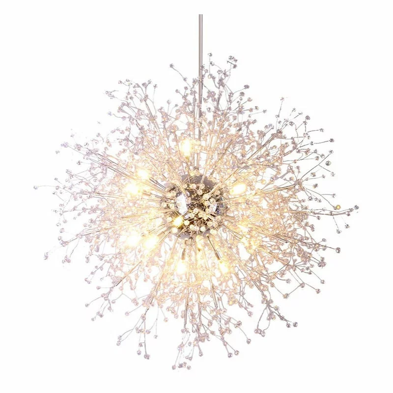 Morsale.com 8-Light Nordic LED Dandelion Chandelier By Morsale 1 Morsale.com 8-Light Nordic LED Dandelion Chandelier By Morsale