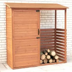 Leisure Season Ltd. Combination Firewood And Storage Shed -Ceiling Lighting Shop f551e3410dcc4849 2716 w800 h800 b0 p0