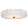 Kira Home Maxine 15" Flush Mount Ceiling Light, Integrated 20W LED, Crystal