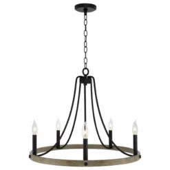Kira Home Fairbrook 24.5" Rustic Farmhouse Wagon Wheel Chandelier, Round Kitchen 11 Kira Home Fairbrook 24.5" Rustic Farmhouse Wagon Wheel Chandelier, Round Kitchen -Ceiling Lighting Shop f601171d0e55a2ff 8436 w800 h800 b1 p0