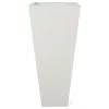 GDFStudio Ephraim Outdoor Cast Stone Planter, Matte White, Medium