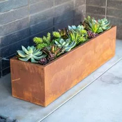Veradek Metallic Series Corten Steel Window Box Planter, 36" 18 Veradek Metallic Series Corten Steel Window Box Planter, 36" -Ceiling Lighting Shop f7e134620d9f852c 9349 w800 h800 b0 p0