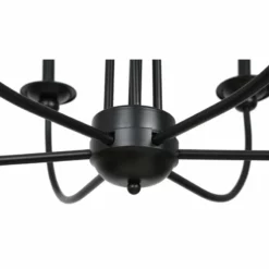 LALUZ 9-Light 2-Tier Modern Farmhouse Matte Black Large Candle Chandeliers -Ceiling Lighting Shop f801122a026bb2c6 7777 w800 h800 b1 p0