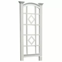 Vita 27 1/4"W X 60 1/4"H Milan Trellis, White