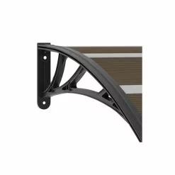 Vida XL International B.V. VidaXL Door Canopy Black 47.2" PC Window Awning Outdoor Snow Rain Shelter -Ceiling Lighting Shop f991721e032ac5ed 8259 w800 h800 b0 p0