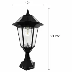 Gama Sonic 99B033 Windsor Solar Powered 20" Tall 2700K LED Single - Black 9 Gama Sonic 99B033 Windsor Solar Powered 20" Tall 2700K LED Single - Black -Ceiling Lighting Shop fa3107650d325c71 5278 w800 h800 b1 p0