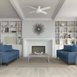 Hunter Fan Company 52" Dempsey Low Profile Ceiling Fan + Remote, Fresh White -Ceiling Lighting Shop fa5103950f8febce 9876 w800 h800 b0 p0