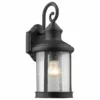 CHLOE Lighting, Inc. Galahad 1-Light Black Outdoor Wall Sconce 16" High
