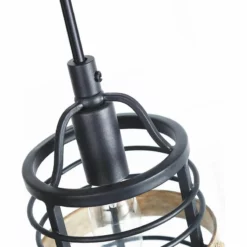 LNC Lighting LNC 1-Light Farmhouse Matte Gray Cylinder Single Mini Pendant Lighting -Ceiling Lighting Shop fb51418f03219470 5478 w800 h800 b1 p0