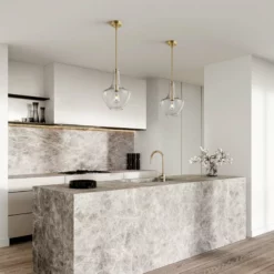 Light Society Miller Pendant Lamp, Brushed Brass/Clear -Ceiling Lighting Shop fb91d2b90f441361 7248 w800 h800 b0 p0