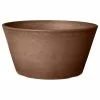 Arcadia Garden Products Sleek Bulb Pan, Chocolate