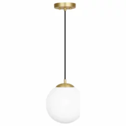 Light Society Aura Globe Pendant, Milk Glass -Ceiling Lighting Shop fdb1e5950306c45f 8206 w800 h800 b1 p0