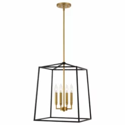 Kira Home Bellevue 18" Farmhouse Lantern Pendant Light, Adjustable Foyer -Ceiling Lighting Shop ff11063e00c7c277 8432 w800 h800 b1 p0