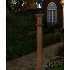 New England Arbors 6"x6"x74" Charleston Composite Lamp Post -Ceiling Lighting Shop ff11586b0553f6cc 2266 w800 h800 b0 p0