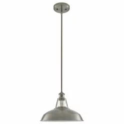 Linea Di Liara Olivera 12" Pendant Light With LED Bulb, Brushed Nickel -Ceiling Lighting Shop ff21b77c0c7f1514 3601 w800 h800 b1 p0