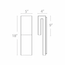 Modern Forms Double Down LED Outdoor Wall Sconce In Black 7 Modern Forms Double Down LED Outdoor Wall Sconce In Black -Ceiling Lighting Shop ffa171ce0ec54b1c 3395 w800 h800 b1 p0