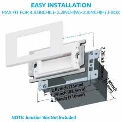 W86 Trading Co., LLC 9-Pack 5W LED Step Dimmable Anti-Glare Light, 3000K Warm White, White -Ceiling Lighting Shop ffd1619c03758fa9 0354 w800 h800 b1 p0