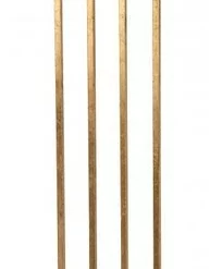 Mariana Home Deacon Floor Lamp, Gold Leaf