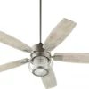 Quorum International Quorum Galveston Ceiling Fan, Satin Nickel