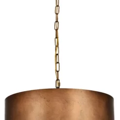 Elegant Furniture & Lighting Miro Collection Pendant 20"x11.75" 3-Light, Manual Brass