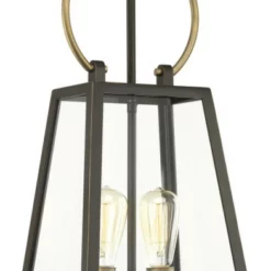 Progress Lighting Progress Barnett Outdoor Hanging Lantern P550028-020, Antique Bronze
