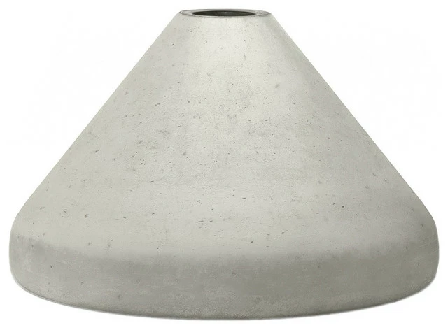 Blomus Menoto Garden Torch Base, Pole Holder, Concrete 1 Blomus Menoto Garden Torch Base, Pole Holder, Concrete