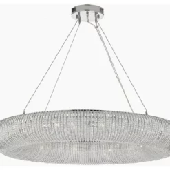 Gallery Crystal Ring Modern/Contemporary Orb Chandelier 32" Wide
