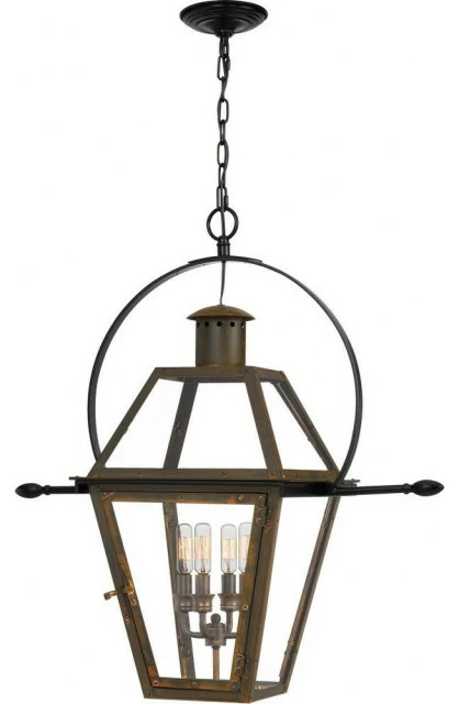 Bailey Street Home 4 Light Outdoor Hanging Lantern Industrial Bronze - Outdoor Ceiling And Hanging 1 Bailey Street Home 4 Light Outdoor Hanging Lantern Industrial Bronze - Outdoor Ceiling And Hanging