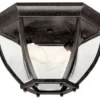 Kichler 2 Light Outdoor Flush-Semi Flush Mount In Tannery Bronze