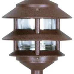 Satco Products Nuvo Lighting 76/632 6-1/8"W Landscape 1 Light Path Light - Old Bronze