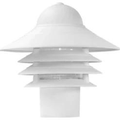 Acclaim Lighting Mariner 1 Light Post Mount, Textured White - 87TW
