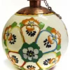 Tierra Fina Talavera Style Table Top Torch, Made In Mexico, Del Sol