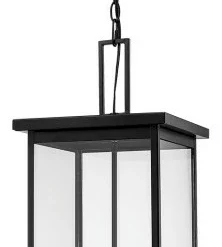 Millennium 2605-PBK Four Light Outdoor Hanging Lantern, Powder Coat Black Finish