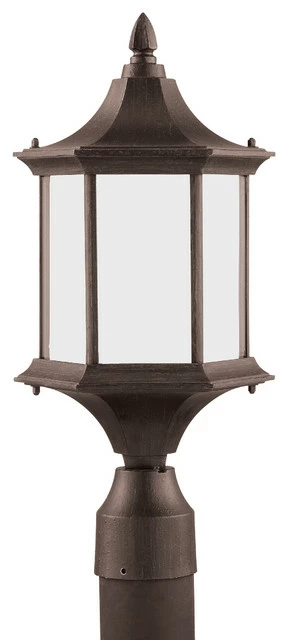 Sea Gull Lighting 1-Light Ardsley Court Outdoor Post Lantern 1 Sea Gull Lighting 1-Light Ardsley Court Outdoor Post Lantern