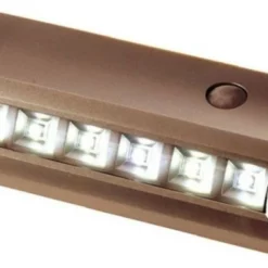 Fulcrum Products Fulcrum 20032-307 6-LED Motion Activated Path Light, Bronze