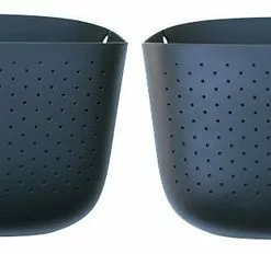 WallyGrow Living Wall Planters, Set Of 2, Charcoal