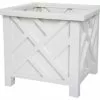 Pure Garden Box Planter - White