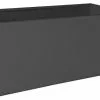 Nice Planter Nice Aluminum Trough, Charcoal Grey, 20"x46"
