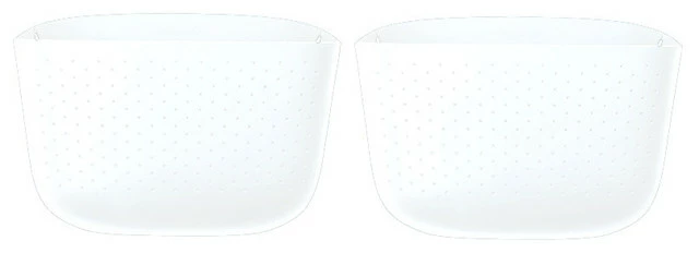 WallyGrow Living Wall Planters, Set Of 2, White 1 WallyGrow Living Wall Planters, Set Of 2, White