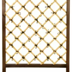 Oriental Furniture Japanese Garden Style Wood And Bamboo Trellis