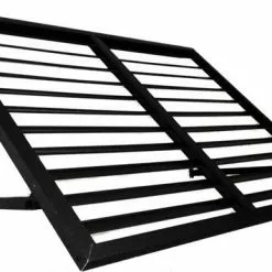 Awntech Corporation 6' Ohio Metal Shutter Awning, 80" Wx24" Hx24" D, Black