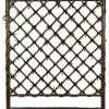Oriental Furniture Dark Stained Japanese Style Garden Trellis