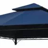 International Caravan St. Kitts Replacement Canopy For 10' Canopy Gazebo -Navy