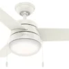 Hunter Fan Company Hunter 59301 36``Ceiling Fan Aker Fresh White