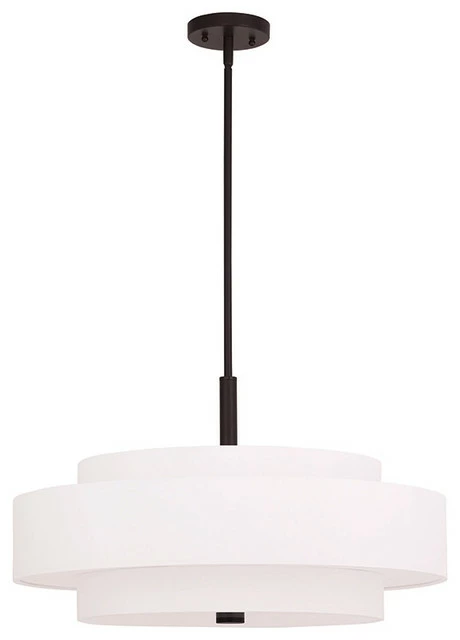 Livex Lighting Inc. Meridian Pendant, Bronze 1 Livex Lighting Inc. Meridian Pendant, Bronze