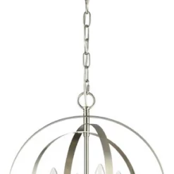 CHLOE Lighting, Inc. Chloe Lighting Osbert Industrial 4-Light Ceiling Pendant, Brushed Nickel