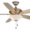 Wind River Ceiling Fans Wind River WR1426 Modelo 52" 5 Blade Hanging Indoor Ceiling Fan - Iced Gold